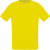Футболка унисекс Sporty 140, лимонно-желтая